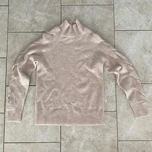 C By Bloomingdale’s Cashmere Detailed Arm Cutouts